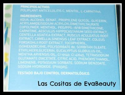 Review Gel anticelulítico Efecto frío de Deliplús (Mercadona)