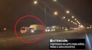 Se mató manejando a contramano por la Panamericana y quedó en video