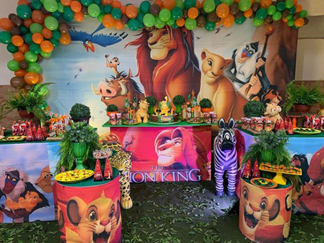 Fiesta temática El Rey León