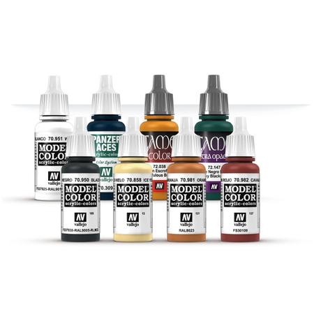 Detalles de los Model Colour Set de Vallejo para Infinity: Yu Jing y Haqqislam