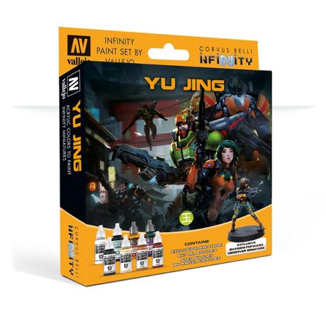 Detalles de los Model Colour Set de Vallejo para Infinity: Yu Jing y Haqqislam