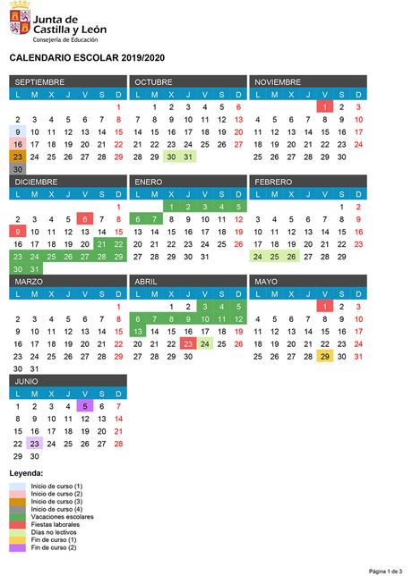 Así queda el Calendario Escolar 2019-2020 en Ponferrada y el Bierzo