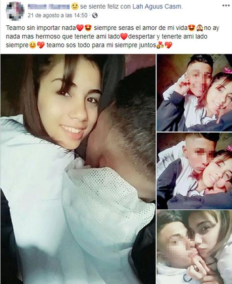 El joven que mató a su novia de 16 años está prófugo de la Justicia y se burla de la fiscal Giannoni en Facebook