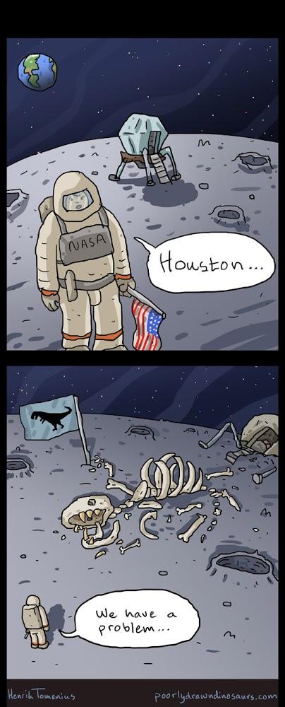 Houston, We Have A Problem (Poorly Drawn Dinosaurs)