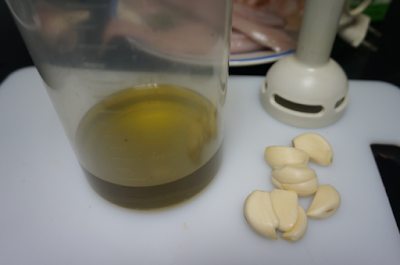 Pescado con gambas al ajillo Pescado con gambas al ajillo