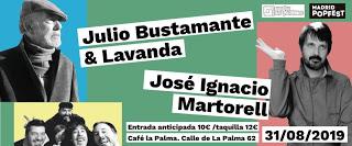 Concierto de Julio Bustamante & Lavanda y José Ignacio Martorell en Café la Palma