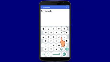 Teclado con letras grandes para Android