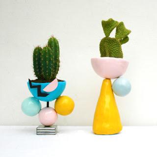 La Tía Púa, macetas y cáctus