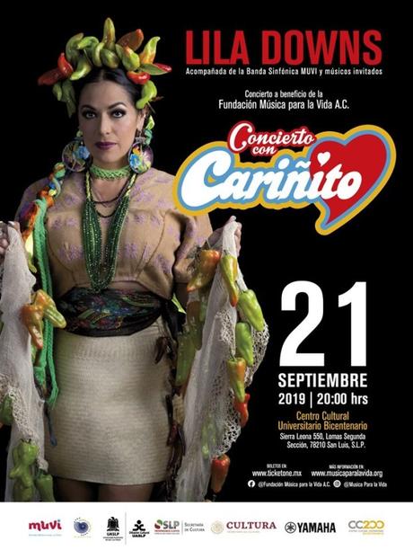 ¡Lila Downs dará un concierto en San Luis Potosí!