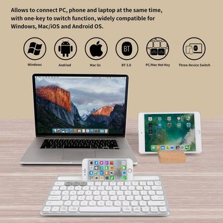 Teclado Bluetooth inalámbrico portátil FD ik8500