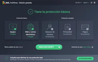 AVG AntiVirus Free 2019 para windows, solución ideal para eliminar infecciones al instante AVG AntiVirus Free 2019 para windows, solución ideal para eliminar infecciones al instante