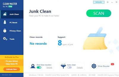 Clean Master 6.0 para windows, herramienta para desinfectar y acelerar tu equipo Clean Master 6.0 para windows, herramienta para desinfectar y acelerar tu equipo