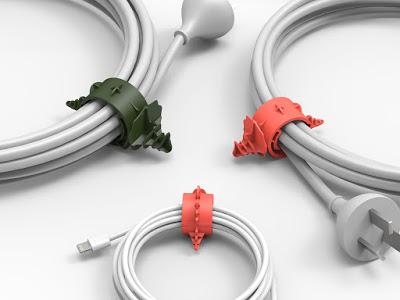 Mantén colocados tus cables con la ayuda de estos dinosaurios