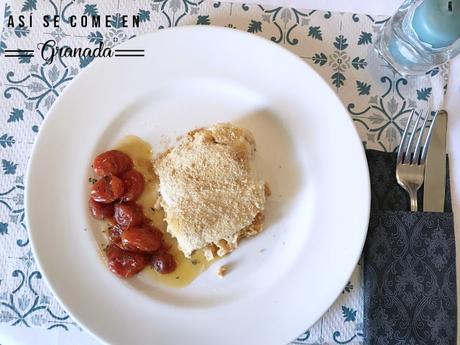 Huevos con bechamel al graten