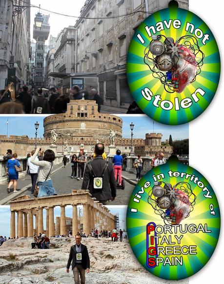 Cuerpo Urbano en Acción, PIGS (Portugal, Italy, Greece, Spain) de Ausin Sainz.