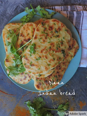 Curry de pollo del norte de India con pan Naan