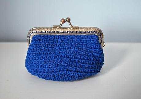 MONEDERO DE SISAL AZUL