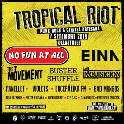 [Noticia] Cartel de la segunda edición del Tropical Riot