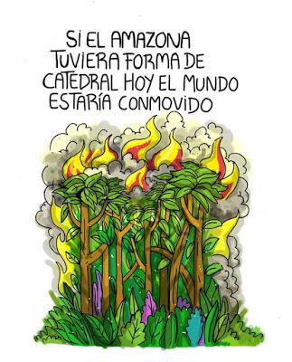 Arde la Amazonia, “el pulmón verde del planeta”…