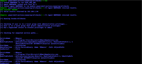 Uso de Empire Framework contra sistemas Windows. Uso de Empire Framework contra sistemas Windows.