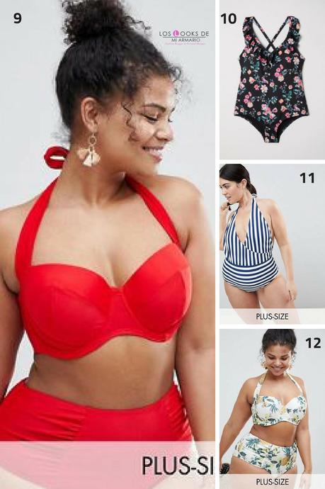bikinis y bañadores tallas grandes para mujeres curvy donde comprar bikinis y bañadores tallas grandes bañadores para gorditas bañadores reductores