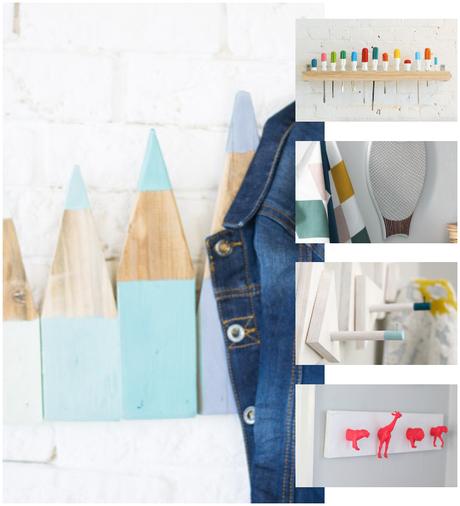 5 diy percheros muy originales (La vuelta al cole)