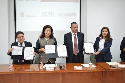 SUSCRIBEN CONVENIO DE COLABORACIÓN ICATI Y SUTEYM-ISSEMYM