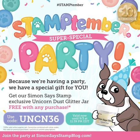 Birthday Shaker Card / STAMPtember® Blog Party