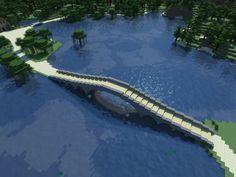 Ideas y cosas para construir en Minecraft Diseño de puente simple