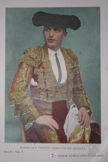 Tal día como hoy de 1905 se presentó de novillero en Cuatrocaminos Chiquito de Begoña