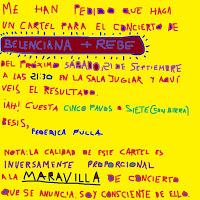 Concierto de Belenciana y Rebe en El Juglar