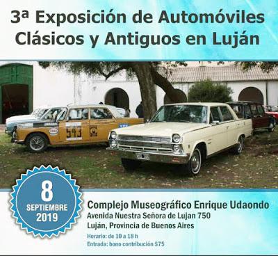 Tercera Exposición de Automóviles Clásicos y Antiguos en Luján