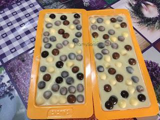 TURRÓN DE CHOCOLATE BLANCO CON BOLAS DE CEREAL DE CHOCOLATE EN THERMOMIX Y TRADICIONAL