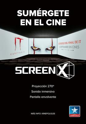 Kinépolis Ciudad de la Imagen estrena sus proyecciones en ScreenX con It Capítulo 2