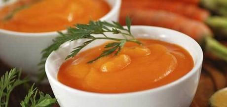 Crema de Zanahoria y Naranja