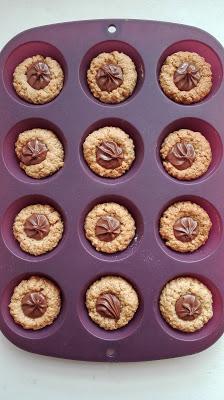 Galletas de Avena y Almendra con Nocilla