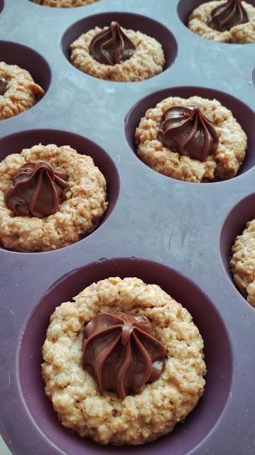 Galletas de Avena y Almendra con Nocilla