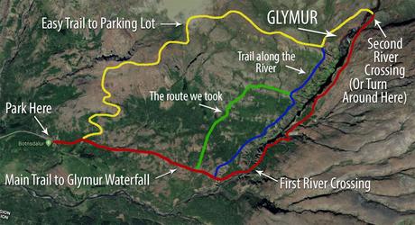 Glymur-Map-1.jpg.optimal ▷ Cascada de Glymur: la guía completa de senderismo