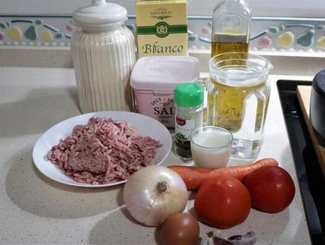 Ingredientes para hacer albóndigas en Mambo 