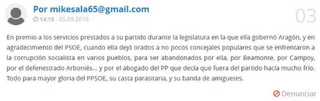 Luisa Fernanda Rudi, o como perpetuarse en política traicionando a compañeros por el camino.