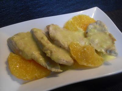 Pechugas de pollo a la naranja Pechugas de pollo a la naranja