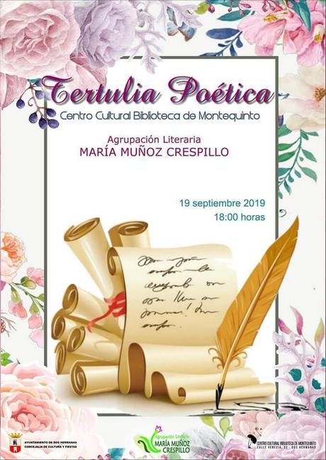 Tertulia Poética: Agrupación Literaria Mª Muñoz Crespillo