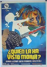 ¿QUIÉN LA HA VISTO MORIR? (Chi l'ha vista moriré?) (Italia, 1972) Giallo, Intriga, Psycho Killer