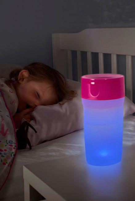 Litecup vaso con luz antivuelco