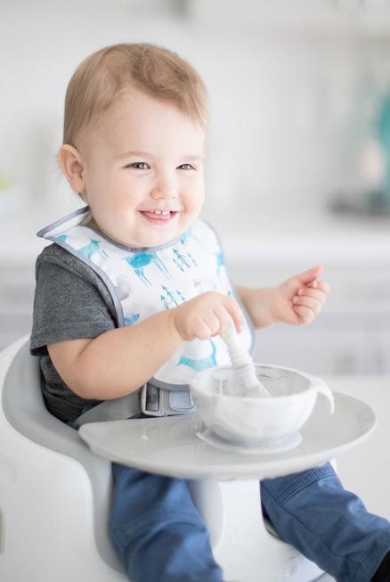 Bol de agarre con cuchara de Silicona Bumkins