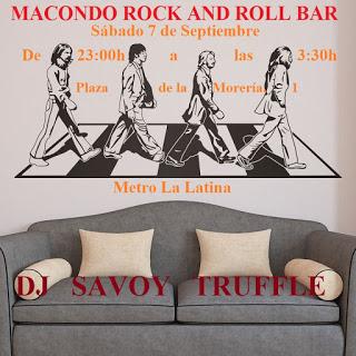 Pinchada Fin de Verano y Sideral de Dj Savoy Truffle en Macondo.