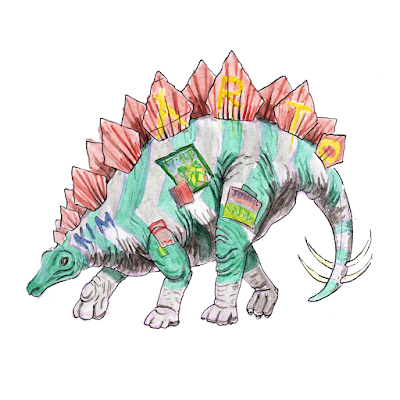 Los dinosaurios publicitarios de Matthieu Dupille