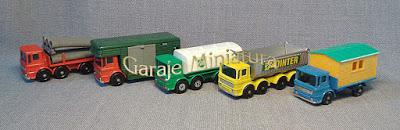 Los camiones AEC y Leyland de Matchbox