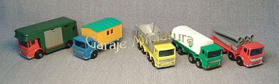Los camiones AEC y Leyland de Matchbox