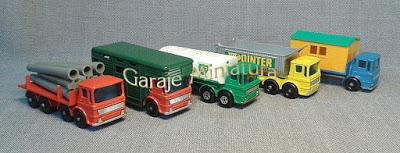 Los camiones AEC y Leyland de Matchbox